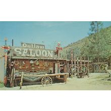 Indian Theatre VIllage Museum Mint Canyon Saugus CA California Postcard