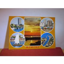 multiview, RIMINI, ITALY unused postcard 5 views =