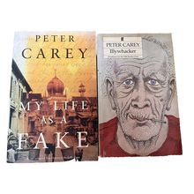 Bundle/joblot of 2 books by Peter Carey Illywacker and My Life As A Fake
