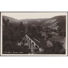 Monsal Dale, Derbyshire, c.1910s - EL Scrivens RP Postcard
