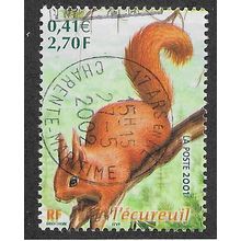 FRA 2001 2,70F 'ANIMALS' FINE USED (EBID55-570)
