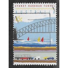 AUS 1992 45c 'SYDNEY HARBOUR BRIDGE' - (L/H_(PERF 15.75) FINE USED (EBID68-764)