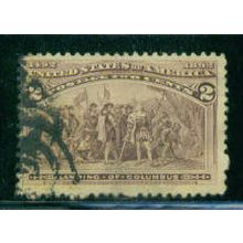 Used 231 2c Landing of Columbus Fine T1342