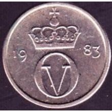 1983 Norway 10 Ore Coin