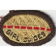 Girl Guide Badge - Brownie Journey Footpath - 1960's - Hessian Back Used (BY285)