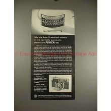 1961 Fuji Fujica 35 EE Camera Ad - 19 Resistors!!