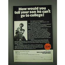 1973 IDS Investors Diversified Services Ad - Your Son