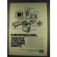 1977 General Instruments Microprocessor Ad - Dedicated