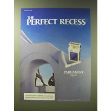 1989 Parliament lights Cigarettes Ad - recess