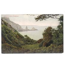 ANSTEY'S COVE, TORQUAY, DEVON antique unused postcard Max Ettlinger & Co =