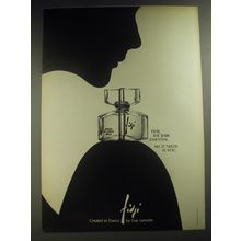1974 Guy Laroche Fidji Perfume Ad - Fidji, the bare essential.