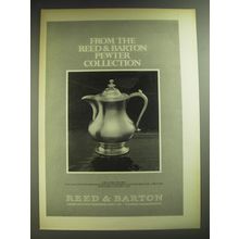 1974 Reed & Barton Cider Pitcher Ad - From the Reed & Barton pewter collection