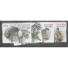 AUS 2021 (SET) (S/A) 'BIRDS - PIGEONS' (4v) FINE USED (EBID78-282)