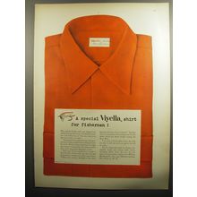 1951 Viyella Shirts Ad - A special Viyella shirt for fishermen