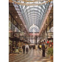 Hannover Shopping Precinct Passage Manner Shop German Postcard