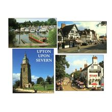 Upton Upon Severn The Plough Inn Pub Pimms Worcester Postcard