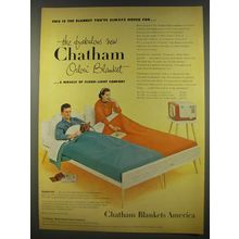 1956 Chatham Orlon Blanket Ad - This is the blanket you've always hoped for