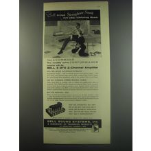 1956 Bell Sound Systems 3 DTG 2-Channel Amplifier Advertisement