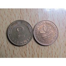 1978f 2 Pfennig Germany Coin