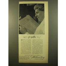 1961 Williamsburg Virginia Ad - Williamsburg Portraits by Fabian Bachrach