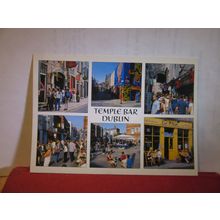 multiview, TEMPLE BAR, DUBLIN, IRELAND.. unused postcard John Hinde dated 2001 =