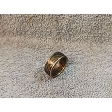 1982 Kennedy Half Dollars size 11 1/2 coin ring handmade mixed metals