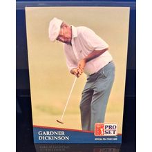 GARDNER DICKINSON 1991 PGA TOUR PRO-SET GOLF CARD #196