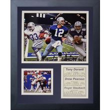 Legends Never Die Dallas Cowboys 70'S Big 3 Framed Photo Collage, 11X14-Inch