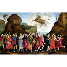 LIPPI, Filippino - The Worship of the Egyptian Bull God, Apis Art Gallery Poster