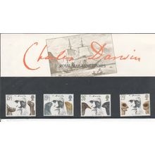 GB stamps 1982 Presentation Pack - SG 1175-1178 - Charles Darwin Death Centenary