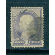 Used 212 1c Benjamin Franklin Just Clears M01478