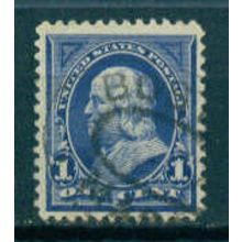 Used 264 1c Benjamin Franklin Fine Plus M02971