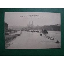 CP 1910 - Flood in Paris ( L e Trocadéro )