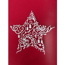 6 x Tattered Lace Die Cuts Festive Star