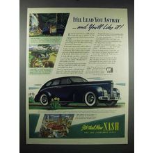 1939 Nash 4-Door Sedan Ad - It'll Lead You Astray