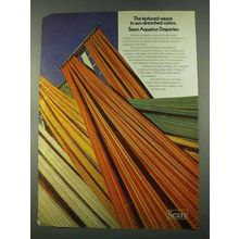 1974 Sears Aquarius Draperies Ad - The Textured Weave