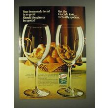 1975 Cascade Dishwashing Detergent Ad - Homemade Bread