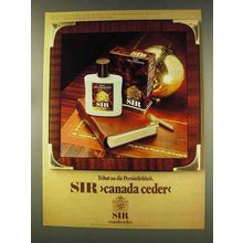1977 4711 Sir Canada Ceder Cologne Ad - In German - Tribut