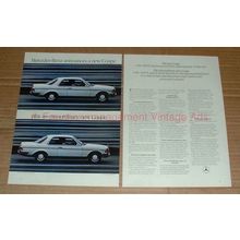 1977 2pg Mercedes 280CE & 300CD Car Ad - Extraordinary!