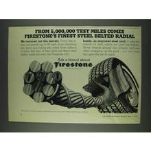 1978 Firestone Tires Ad - 5,000,000 Test Miles
