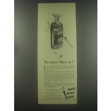1954 Myers Rum Ad - The name's Myers, sir!