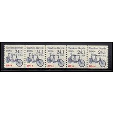 2266 24.1c Tandem Bicycle Very Fine MNH Dry Gum PNC 1/5 X1373