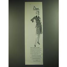 1974 Draper's Two-Piece Fashion Ad - Serbin makes it possible