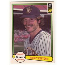 1982 Donruss baseball card 618 Rickey Keeton