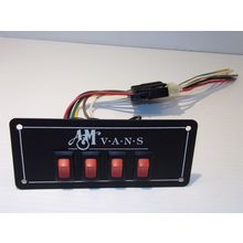 A & M Vans 4 Switch Panel Ford High Top Conversion
