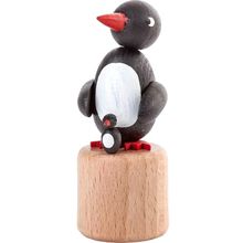 105-066 - Dregeno Push Toy - Penguin - 2.875"H x 1.175"W x 1.17