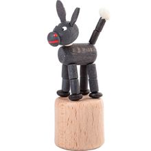 105-011 - Dregeno Push Toy - Donkey - 2.25"H x 1.175"W x 1.675