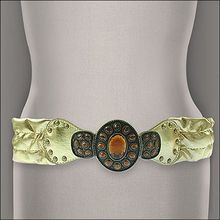 Metallic Stretchable Belt - Gold - BLT-TO40136G