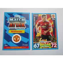 208. Andre Herrera - Manchester United - Match Attax 2017/18 Football Card EF1