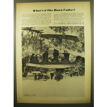 1961 Australian National Travel Association Advertisement - What's it like